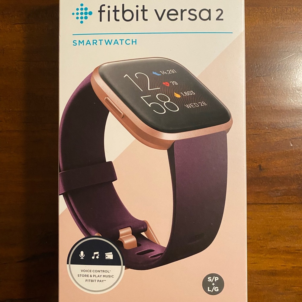 Women's Fitbit Versa 2 (with small and large size bands)